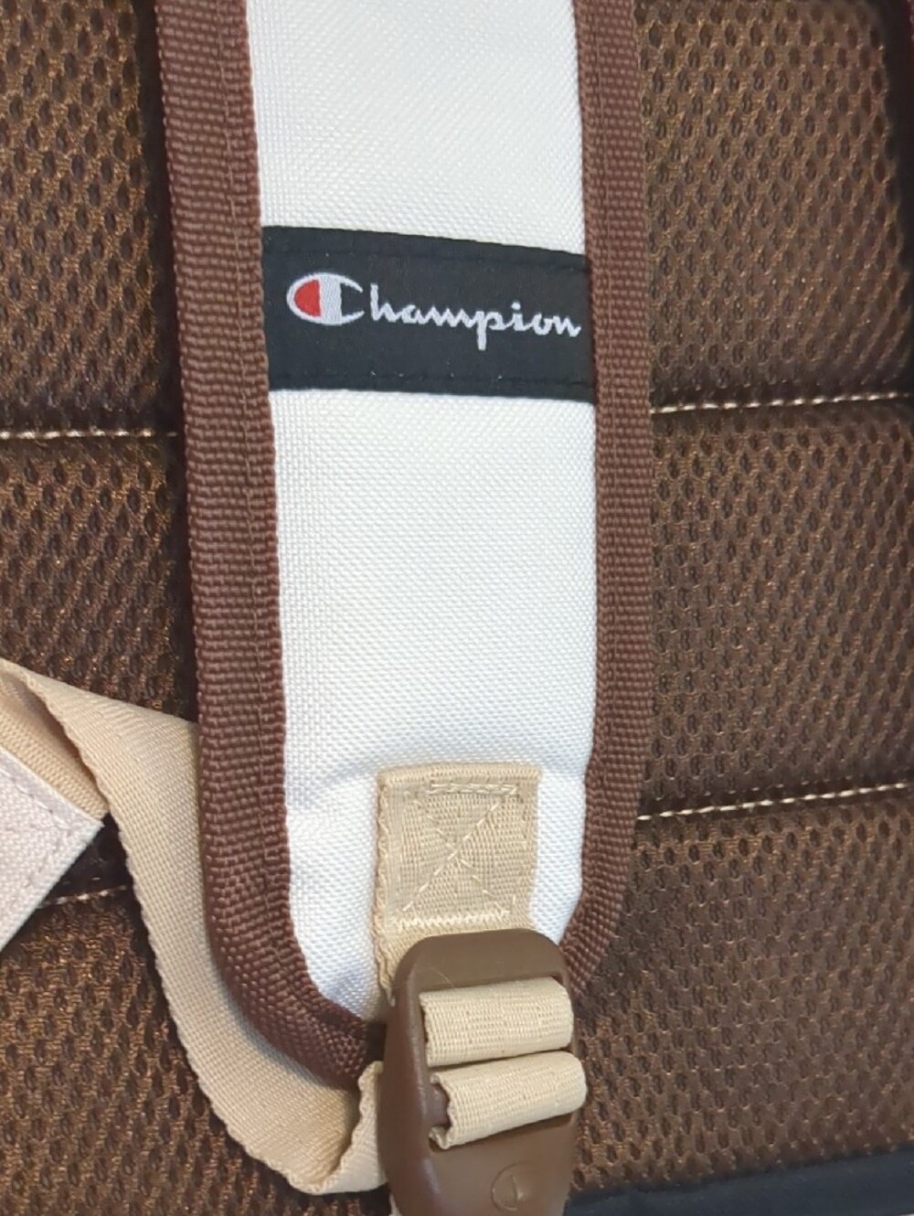 Champion Cream and Brown Everyday Backpack - Picture 7 of 14